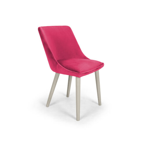 Scaun Mobiladalin Alberta Paris red rose 13 picior lemn gris