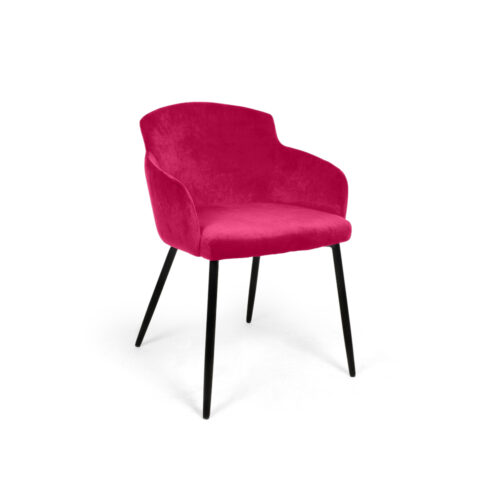 Scaun Mobiladalin Arthur Paris red rose 13 picior metal negru