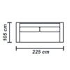 Schits3.canapea Altea1000
