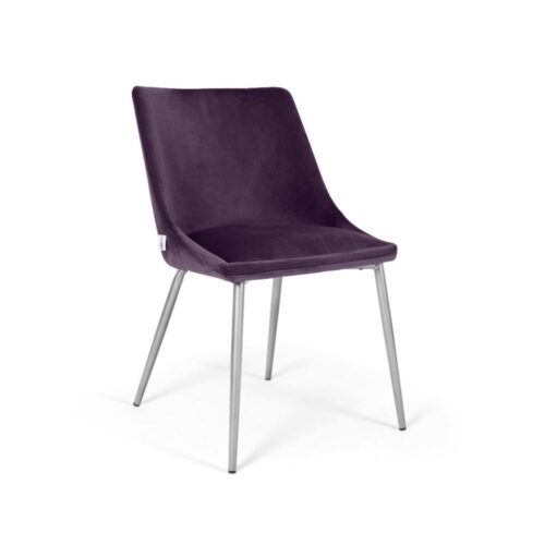 Scaun Mobiladalin Alberta Paris Purple 17 picior metal argintiu crom nichel