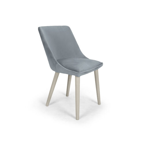 Scaun Mobiladalin Alberta Softy 20 gri deschis picior lemn gris