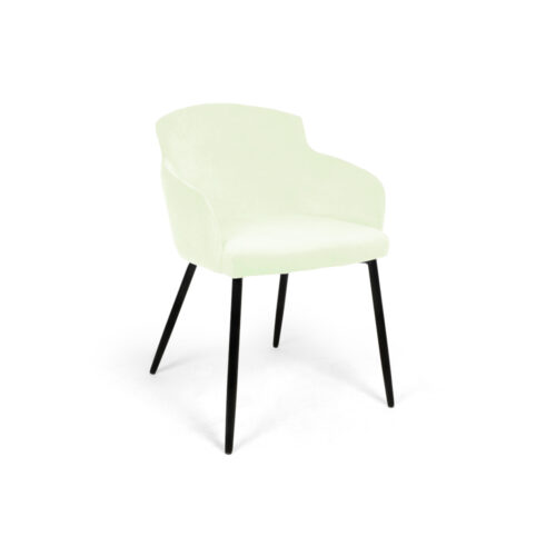 Scaun Mobiladalin Arthur Softy 1 alb picior metal negru