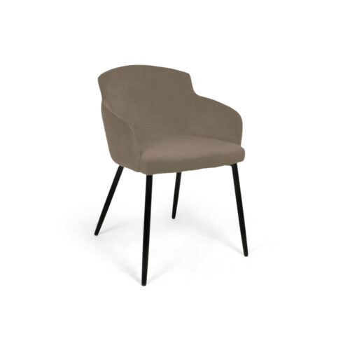 Scaun Mobiladalin Arthur Softy 5 maro deschis picior metal negru