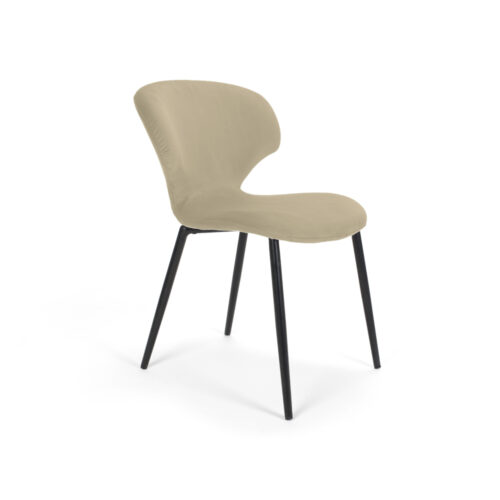 Scaun Mobiladalin Nord Softy 3 bej picior metal negru